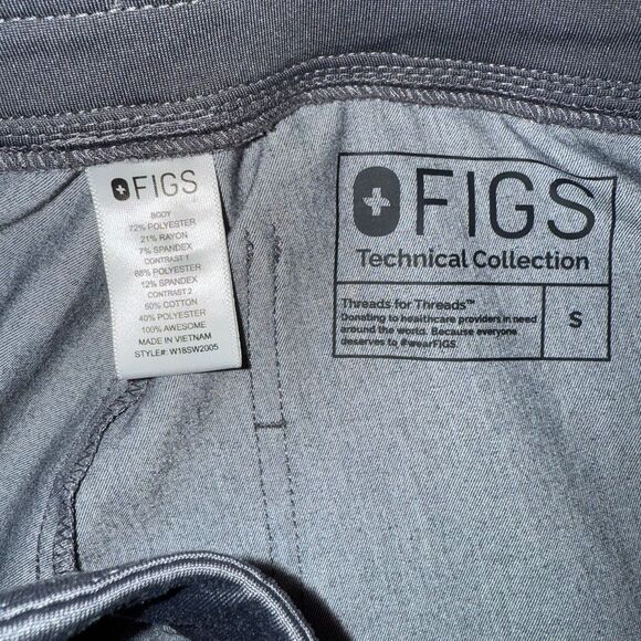 FIGS Zamora Jogger Scrub Pants, Women’s Size Small - Picture 3 of 5